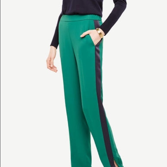 green jumpsuit ann taylor